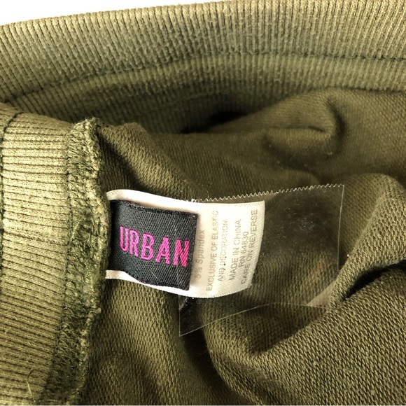 PANTS - Women's Urban Groove Olive Colored Hip Hop Pants With Pockets. Size M - Picture 11 of 16